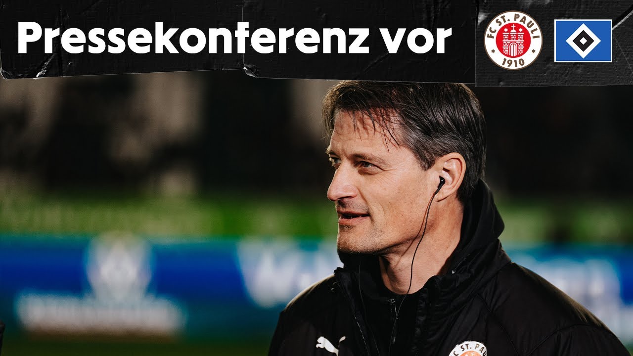 Die Pressekonferenz vor dem Spiel gegen den Hamburger SV