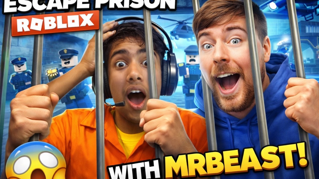 Roblox Barry's Prison Run Obby With #mrbeast