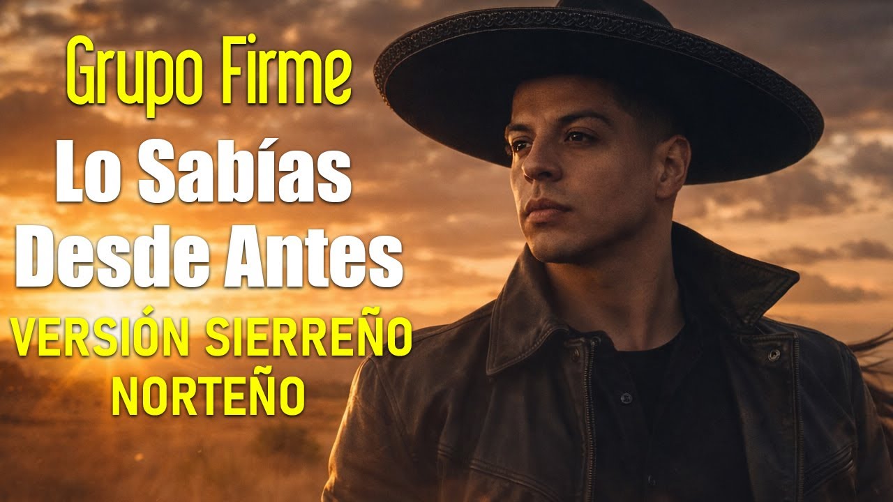 Grupo Firme - Lo Sabías Desde Antes, Te Fuiste Con Mi Nombre (Versión Sierreño Norteño en vivo) IA
