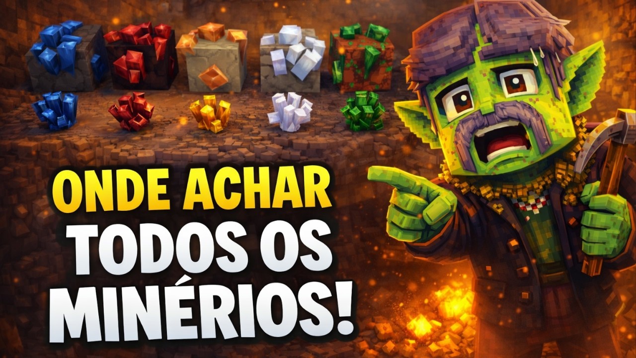 GUIA DEFINITIVO DE TODOS OS MINÉRIOS DO HYTALE (ONDE ENCONTRAR?!)