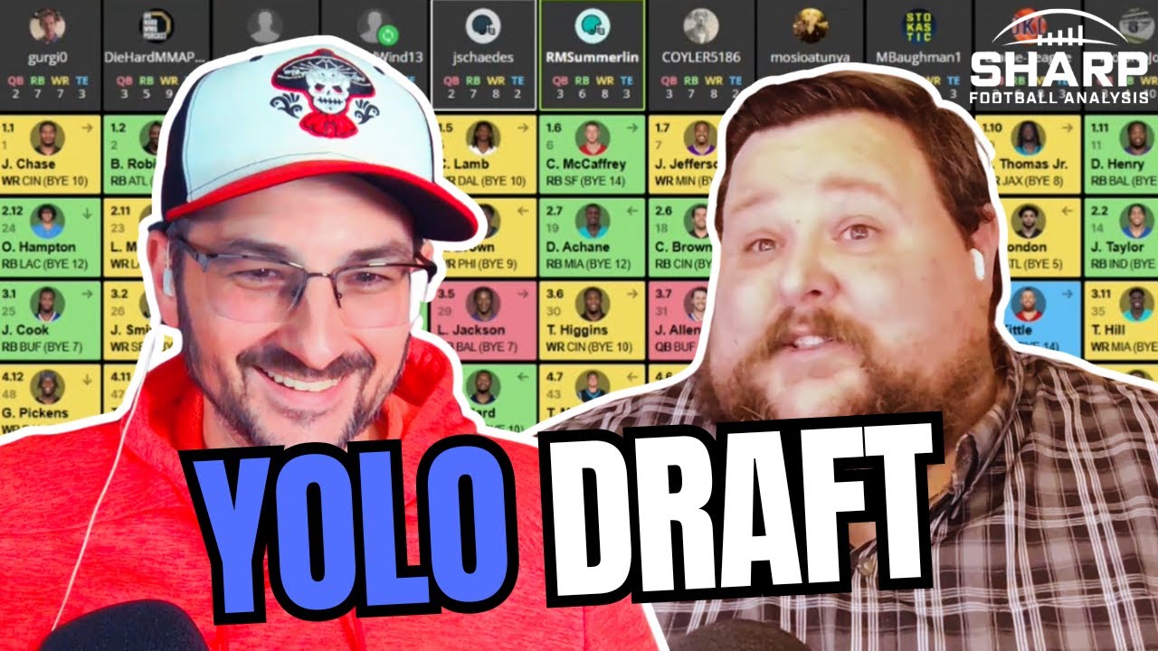 Fantasy Football 2025 Best Ball Draft | Anchor RB + Dolphins & Pats Stacks