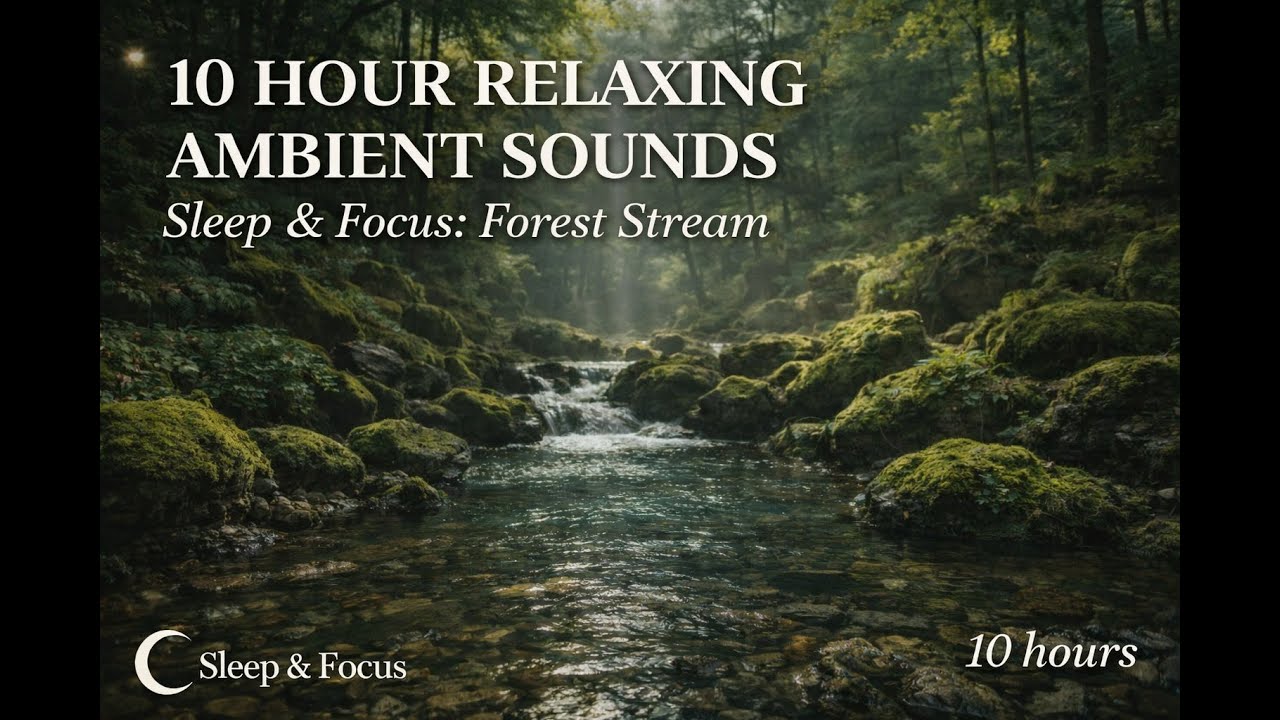 10-Hour Pink Noise for ADHD & Deep Focus | Cognitive Support Sound Design