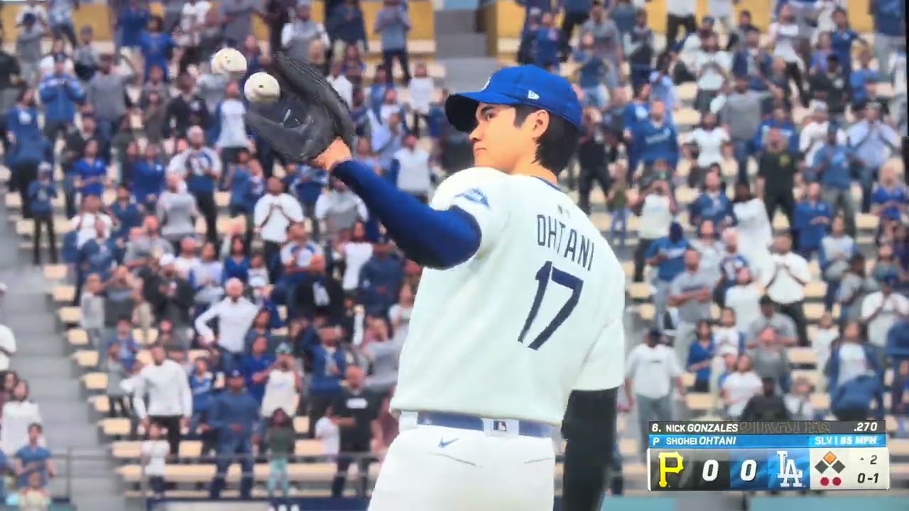 Pirates vs Dodgers MLB the show 24 full game 1 Inning game ￼￼￼