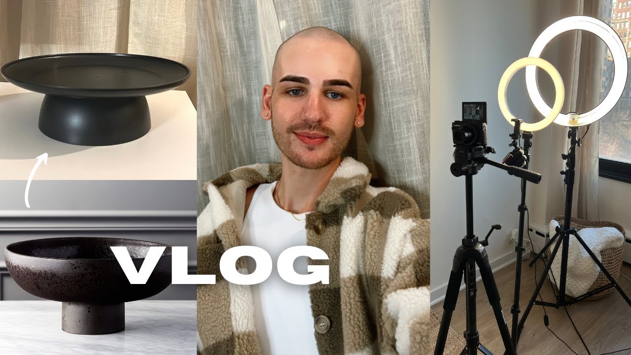VLOG | EASY & AFFORDABLE DIY CB2 DUPE + DAY IN THE LIFE OF A SMALL INFLUENCER + BEING PRODUCTIVE