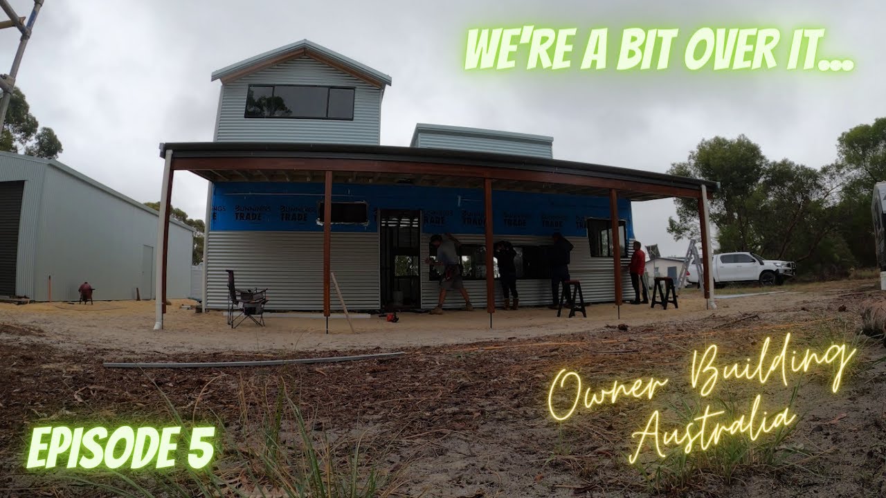 Owner Building - Cladding our Tin House