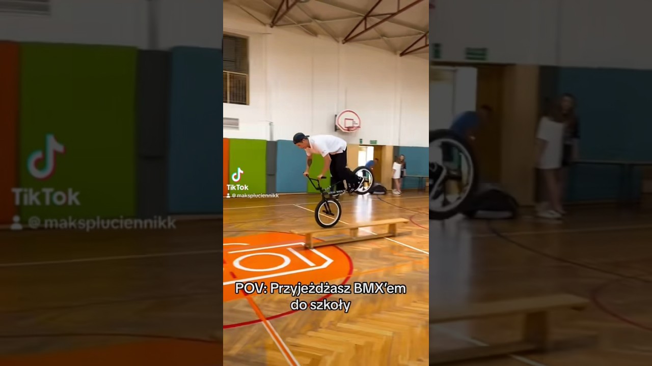 TYPOWY DZIEŃ W SZKOLE #shorts #poland #school #funny #bike #sports #action #bmx #mtb #viral