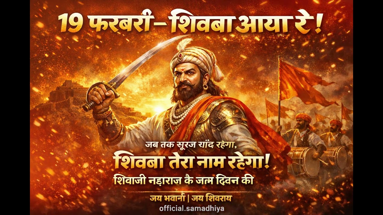 19 February – Shivaji Maharaj Janamdin Special | शिवाजी महाराज जन्म जयंती 2026 | जय भवानी जय शिवराय