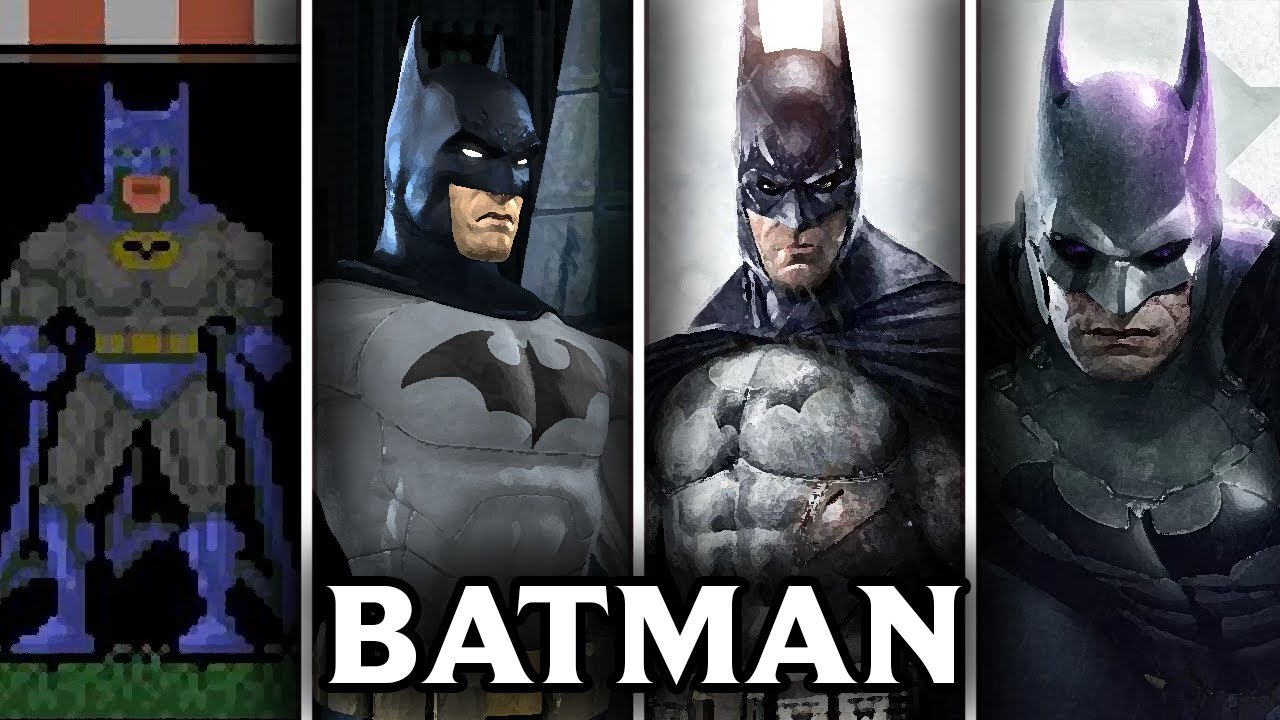 Все появления Бэтмена в видеоиграх с 1986 по 2024 год [Batman Evolution] #evolution