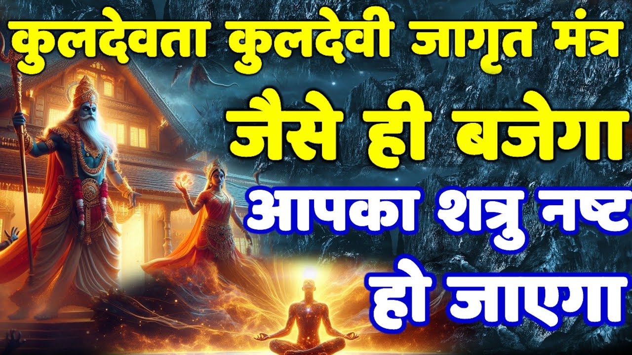 शत्रु मारण, भूत-प्रेत नाशक, परिवार रक्षा, कुलदेवता कुलदेवी जागृत मंत्र | Kuldevta Kuldevi Mantra