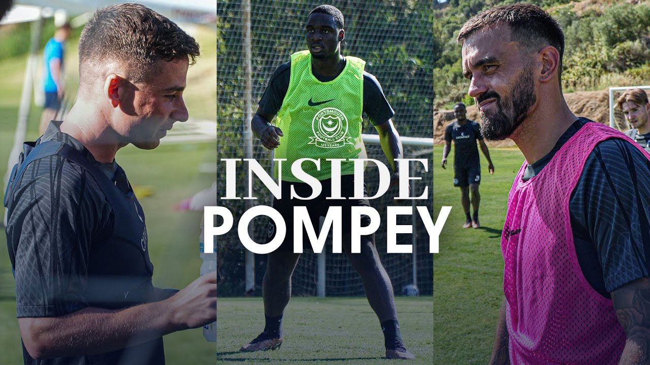 Forwards' Finishing Drill 🎯 | Day Three Of Training Camp | Inside Pompey