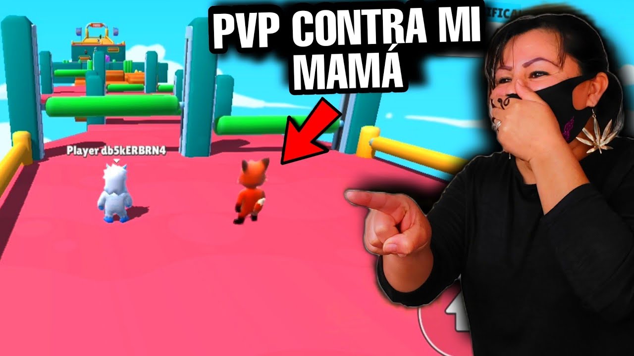 MI MAMÁ ME RETA A UN PVP EN STUMBLE GUYS Y ESTO SUCEDIO!! 😱 *Así juega*