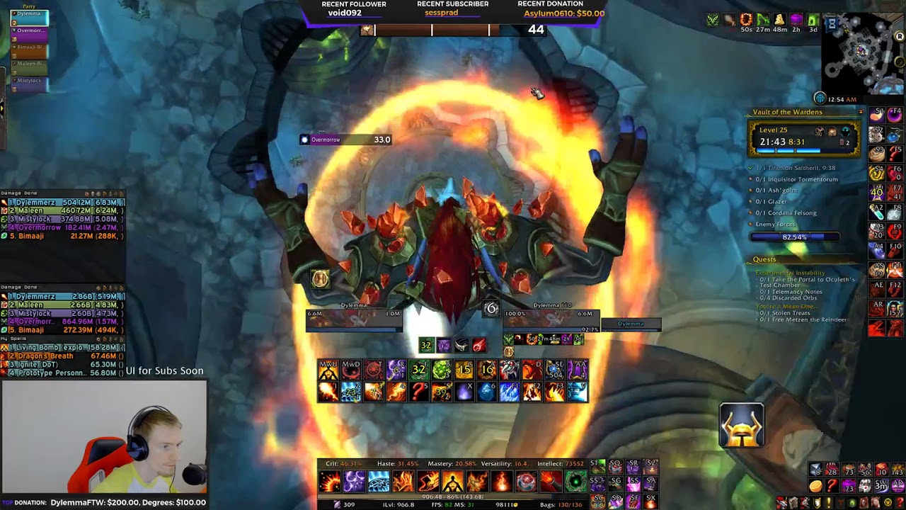 Vault of the Wardens + 25 in time - Fire Mage PoV