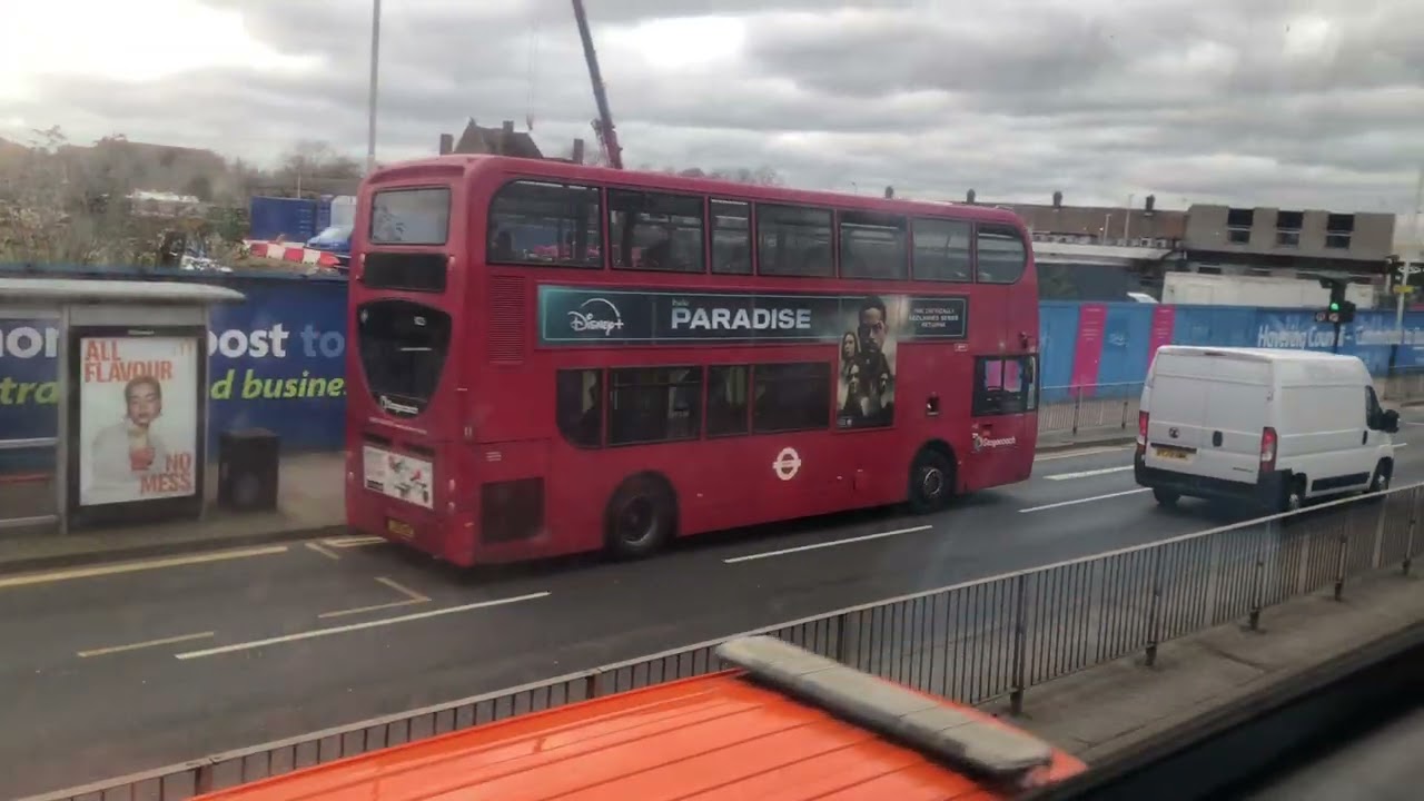 London Buses Route 128 10129 Stagecoach to Ilford Station (Part 1)