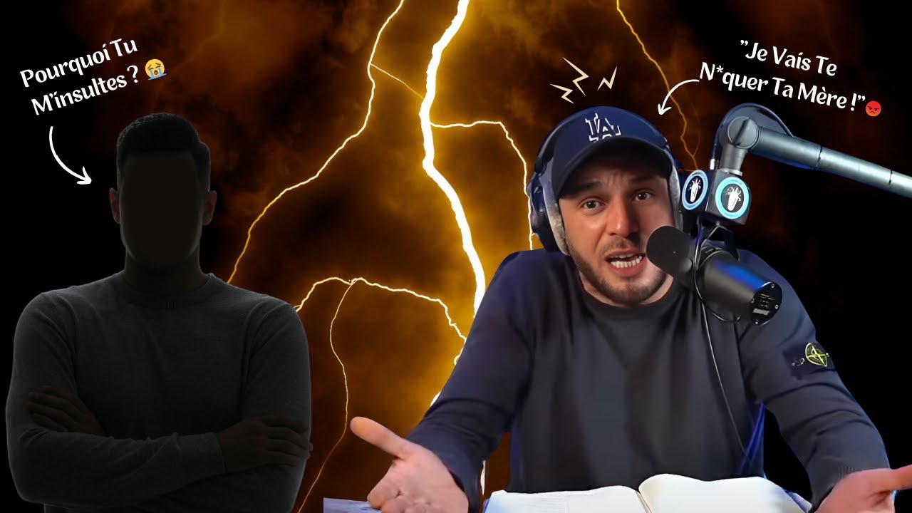 Bassem Perd Le Contrôle Et Part Violemment En Clash Avec Un Auditeur En Plein Live 👊🏼
