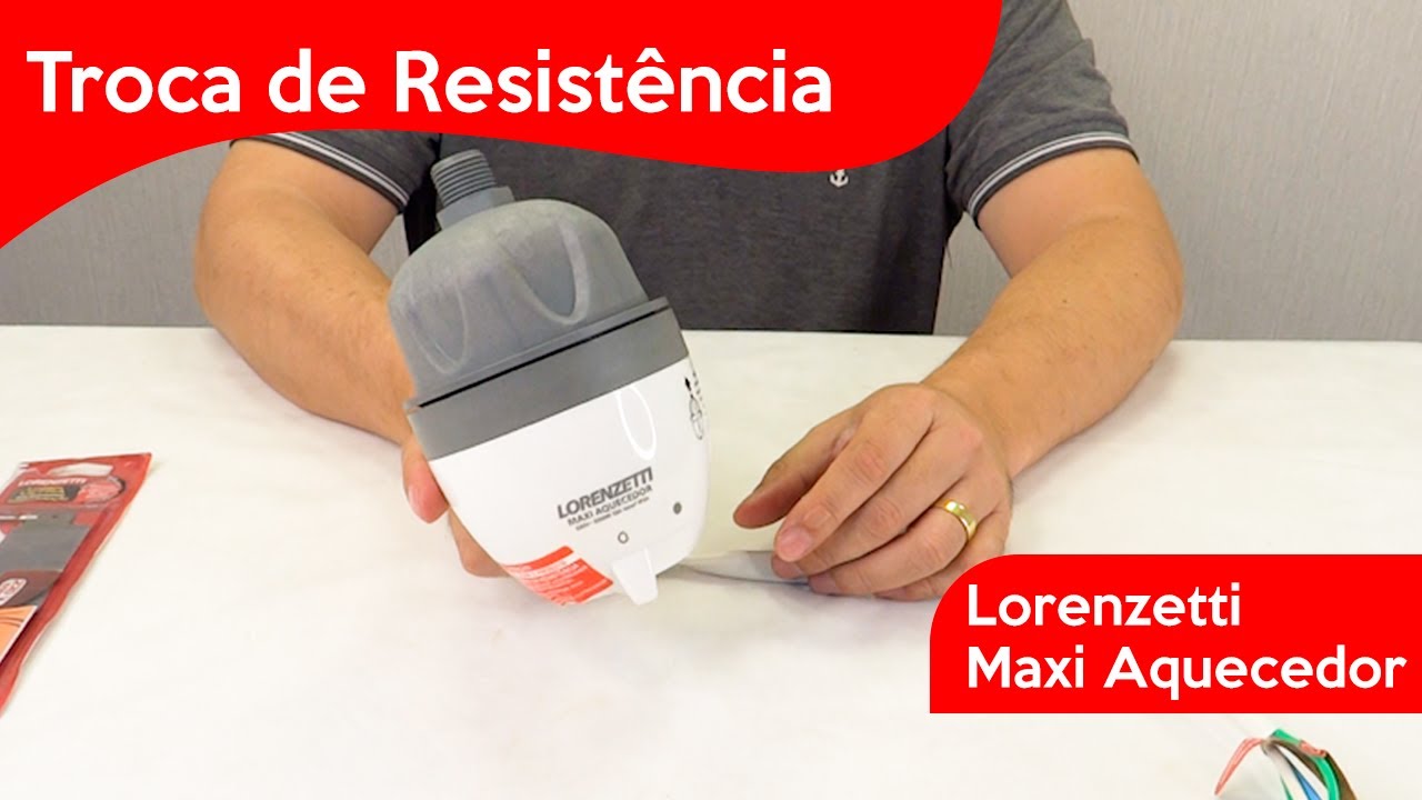 Como Trocar a Resist&ecirc;ncia do Aquecedor Maxi Lorenzetti