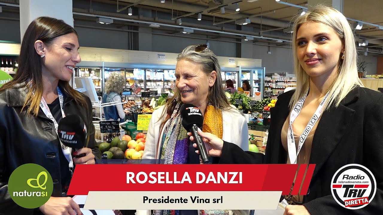 NaturaSì Legnago - 𝐑𝐨𝐬𝐞𝐥𝐥𝐚 𝐃𝐚𝐧𝐳𝐢 𝐏𝐫𝐞𝐬𝐢𝐝𝐞𝐧𝐭𝐞 𝐝𝐢 𝐕𝐈𝐍𝐀 𝐬𝐫𝐥 intervista in diretta su TRV TELERADIOVENETA