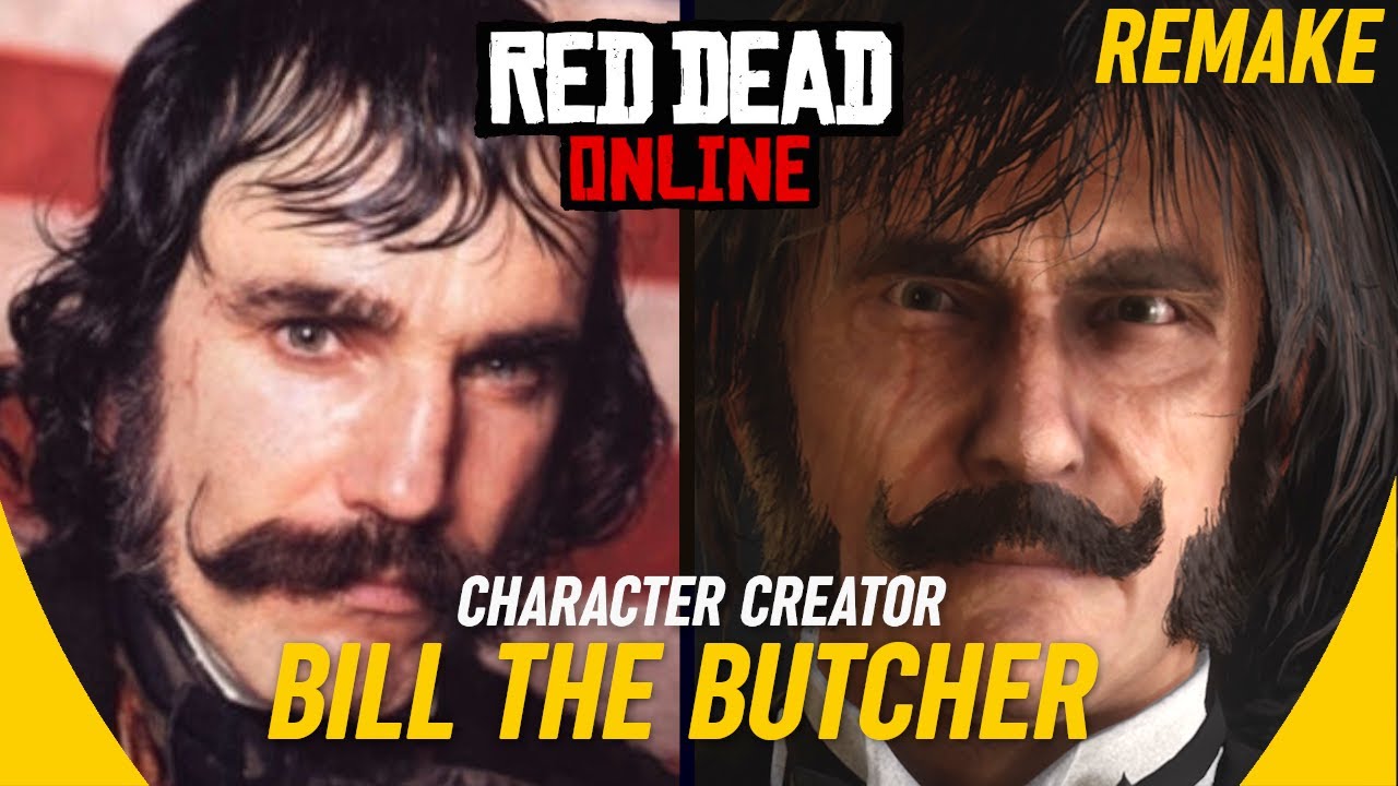 BILL THE BUTCHER: Character Creator (Gangs of New York) Daniel Day-Lewis RDR2