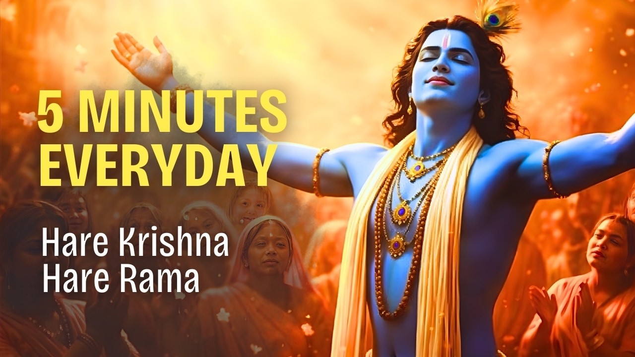 MOST POWERFUL KRISHNA MANTRA | Hare Krishna Hare Rama Chanting | Devotional Music