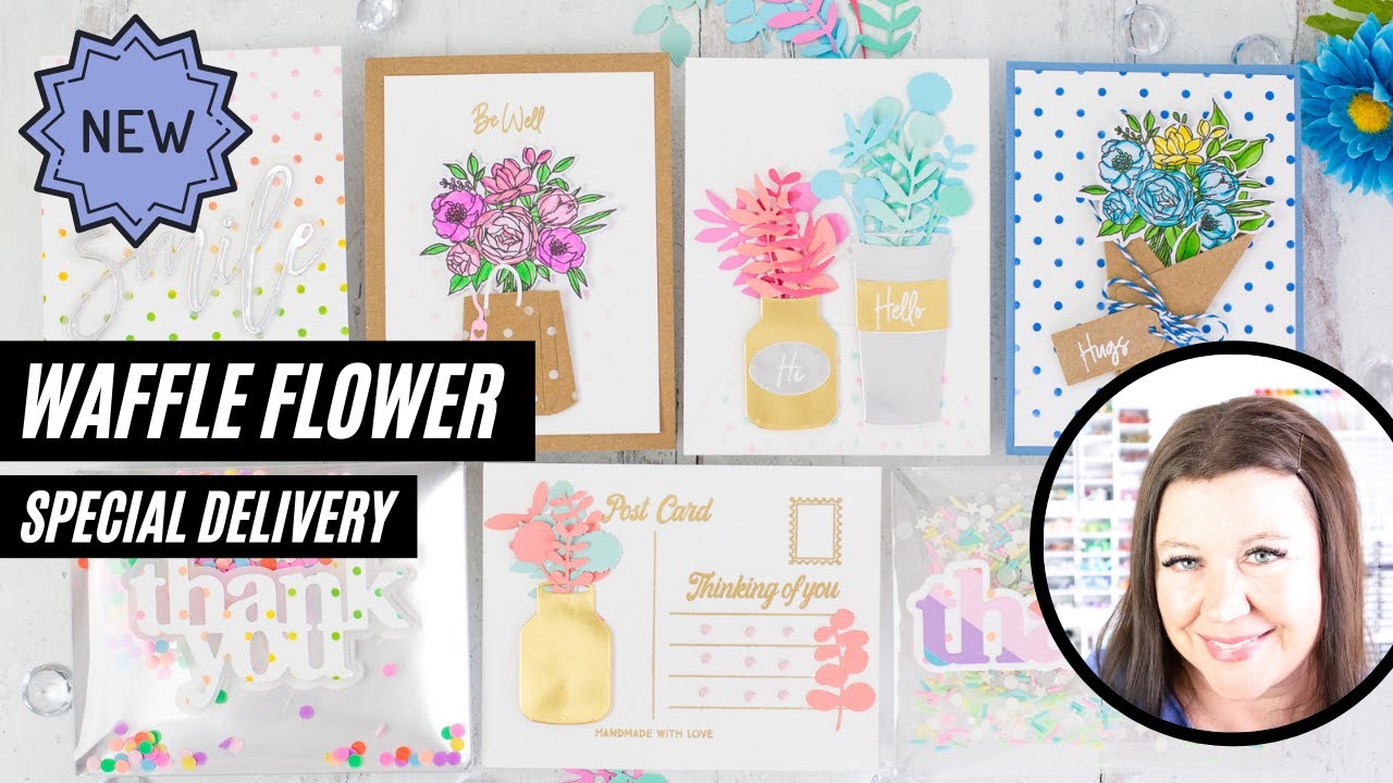 New Waffle Flower Special Delivery Release + SEVEN Cards!