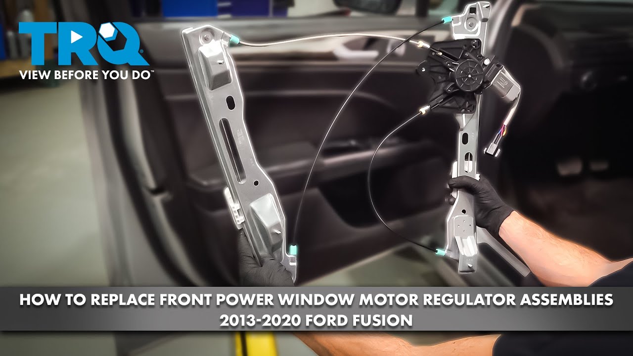 Как заменить электродвигатель и регулятор переднего стеклоподъемника Ford Fusion 2013–2020 годов