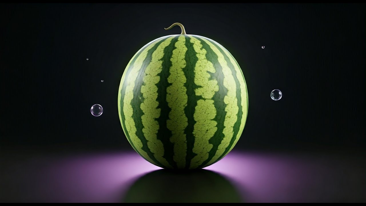 Blender: Realistic Watermelon Tutorial(Beginner Friendly)