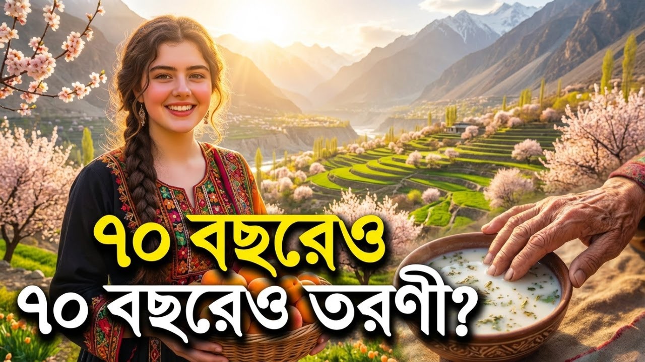 16-year-olds at 70! The secret of eternal youth of Hunza women | Itihas Oitijjo