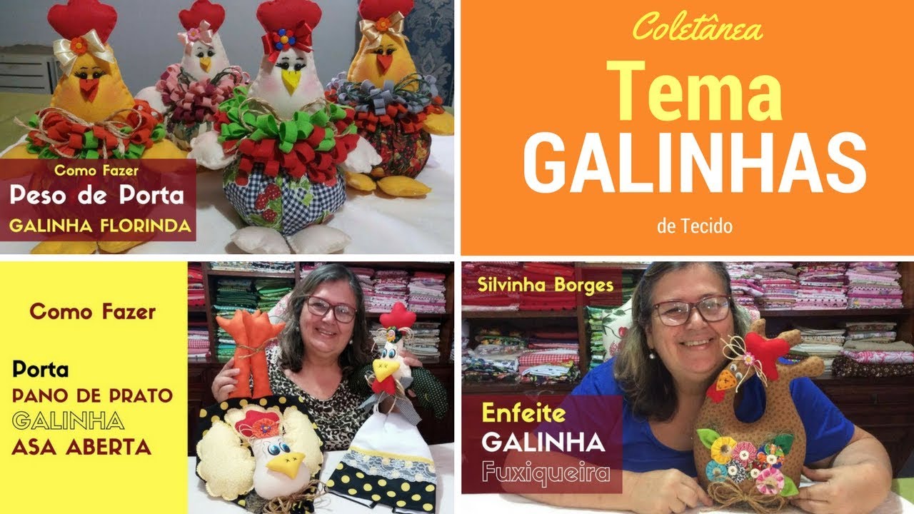 Atendendo a pedidos! 3 Aulas em 1, com tema Galinhas!