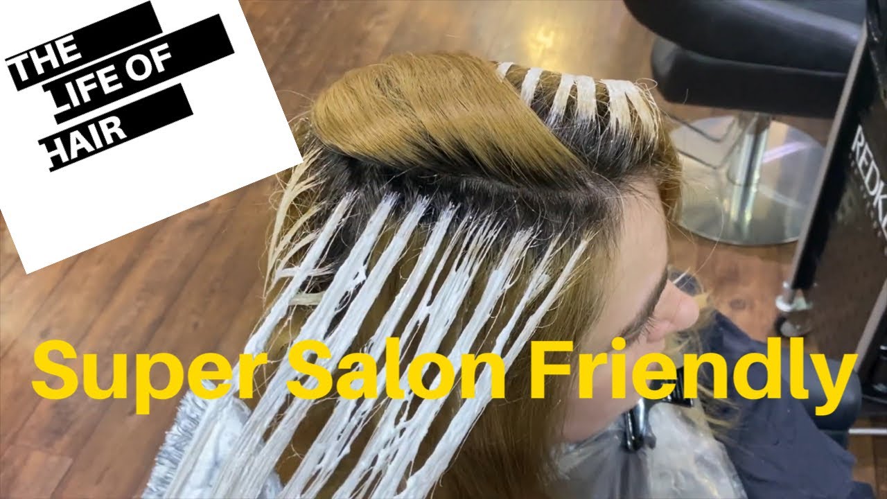 How To Balayage Highlights With Root | Stretch Shadow Smudge