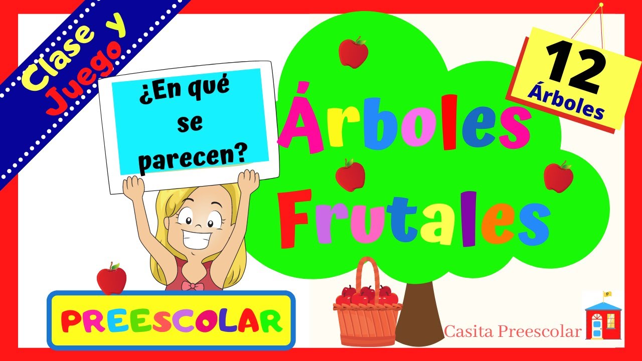 ARBOLES FRUTALES Para Niños Aprende en Casa