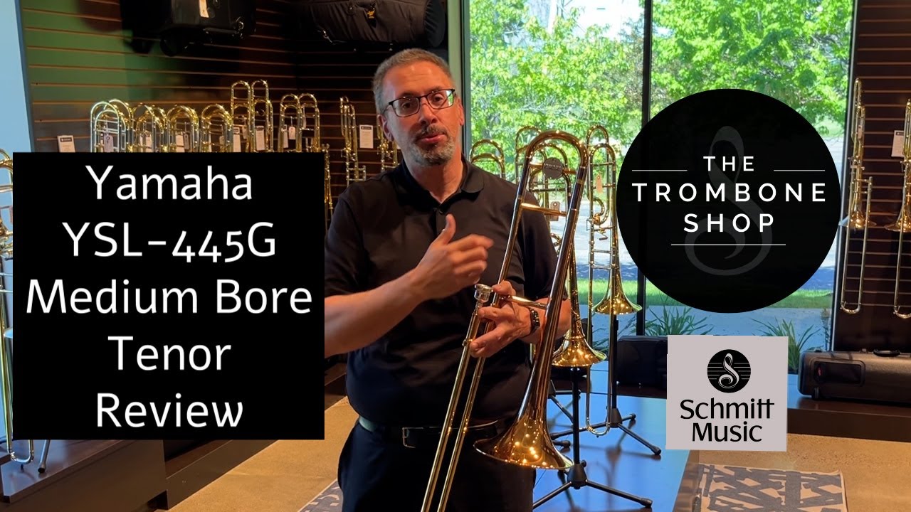 MEDIUM BORE MADNESS!  Yamaha YSL-445G Medium Bore Tenor Trombone Review