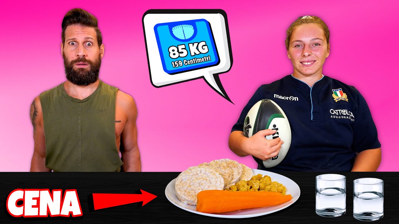 Provo la DIETA di una GIOCATRICE DI RUGBY della NAZIONALE ITALIANA FEMMINILE
