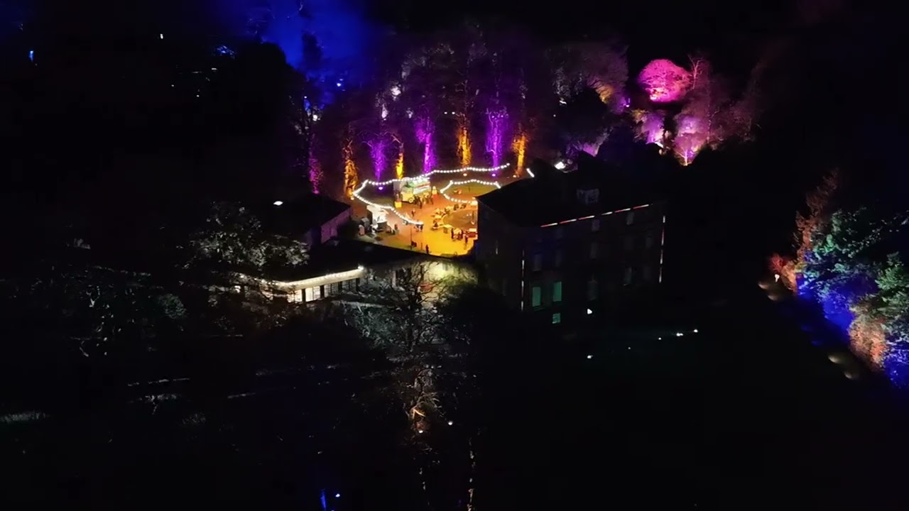 XMAS 2025 AT THE BOTANICAL GARDENS EDINBURGH BY DRONE 