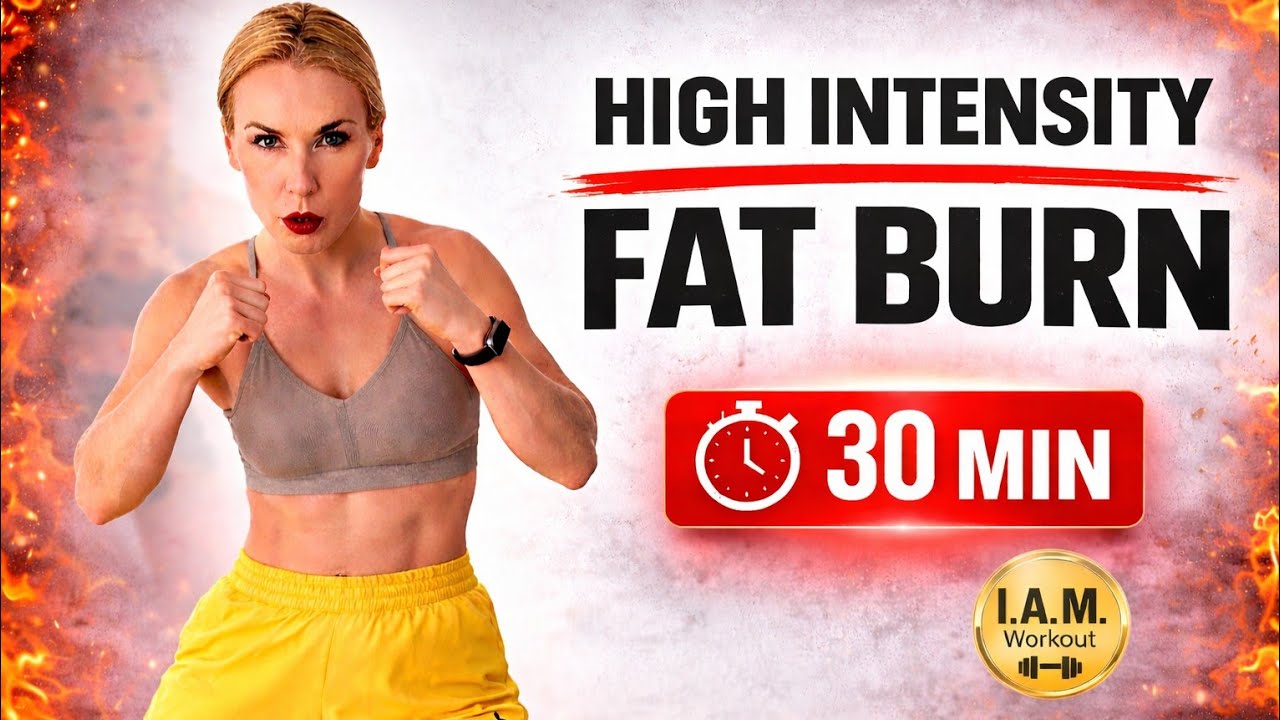 30-minutowy trening HIIT spalający tłuszcz z całego ciała 🔥 | Trening o wysokiej intensywności be...