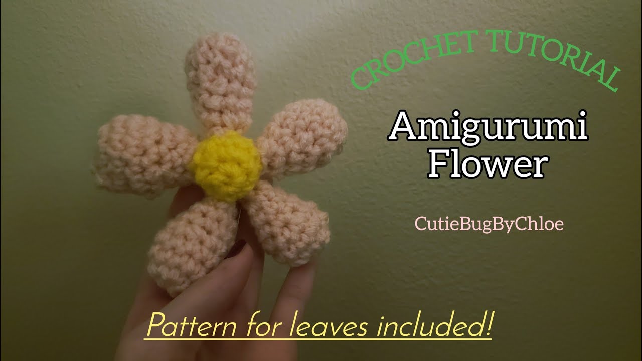 Crochet Flower Amigurumi Tutorial! - How to Crochet an Amigurumi Flower 🌼 🌻
