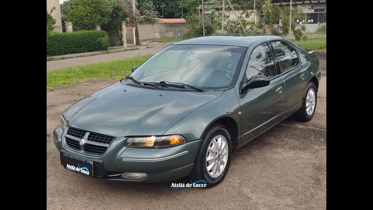 Chrysler Stratus LX V6 2.5 1997, original e em rara preservação. Interior em couro bege. VENDIDO