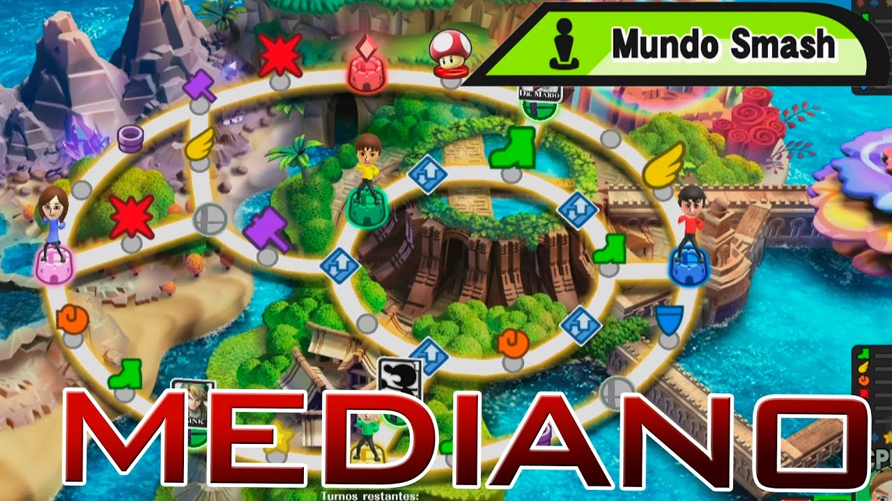 ✤ Super Smash Bros. Wii U ✤ | Mundo Smash: Tablero Mediano [ Gameplay ] [FULL HD|60fps]