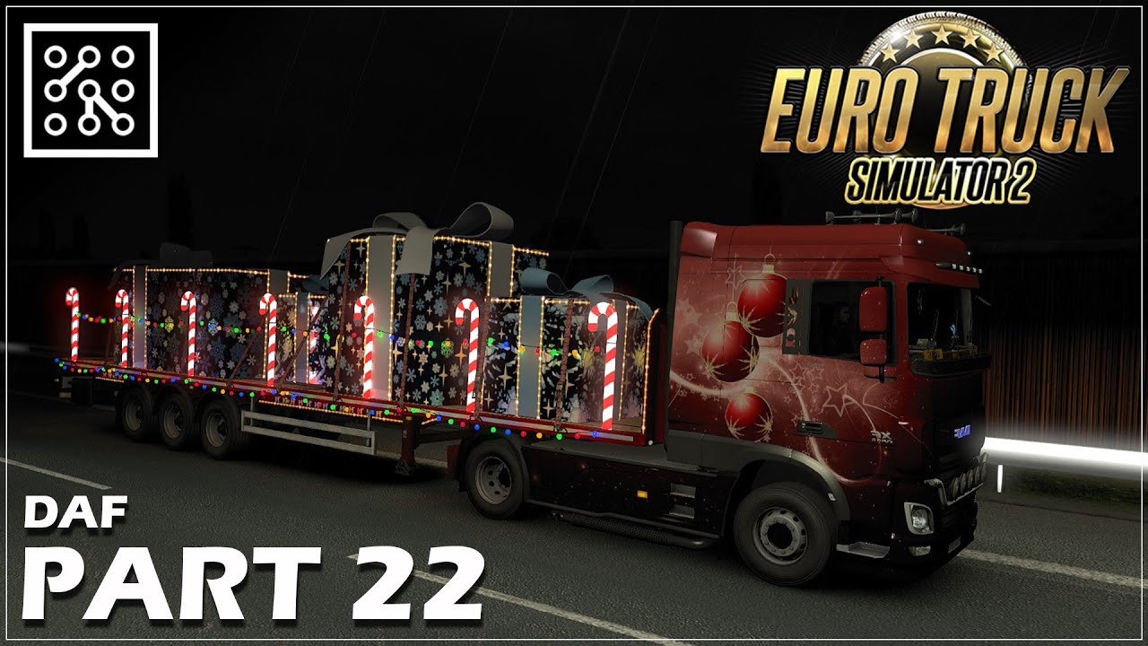 EURO TRUCK SIMULATOR 2 CZ | Vánoční dárky Praha - Ostrava EP22 | Lets play | Česky