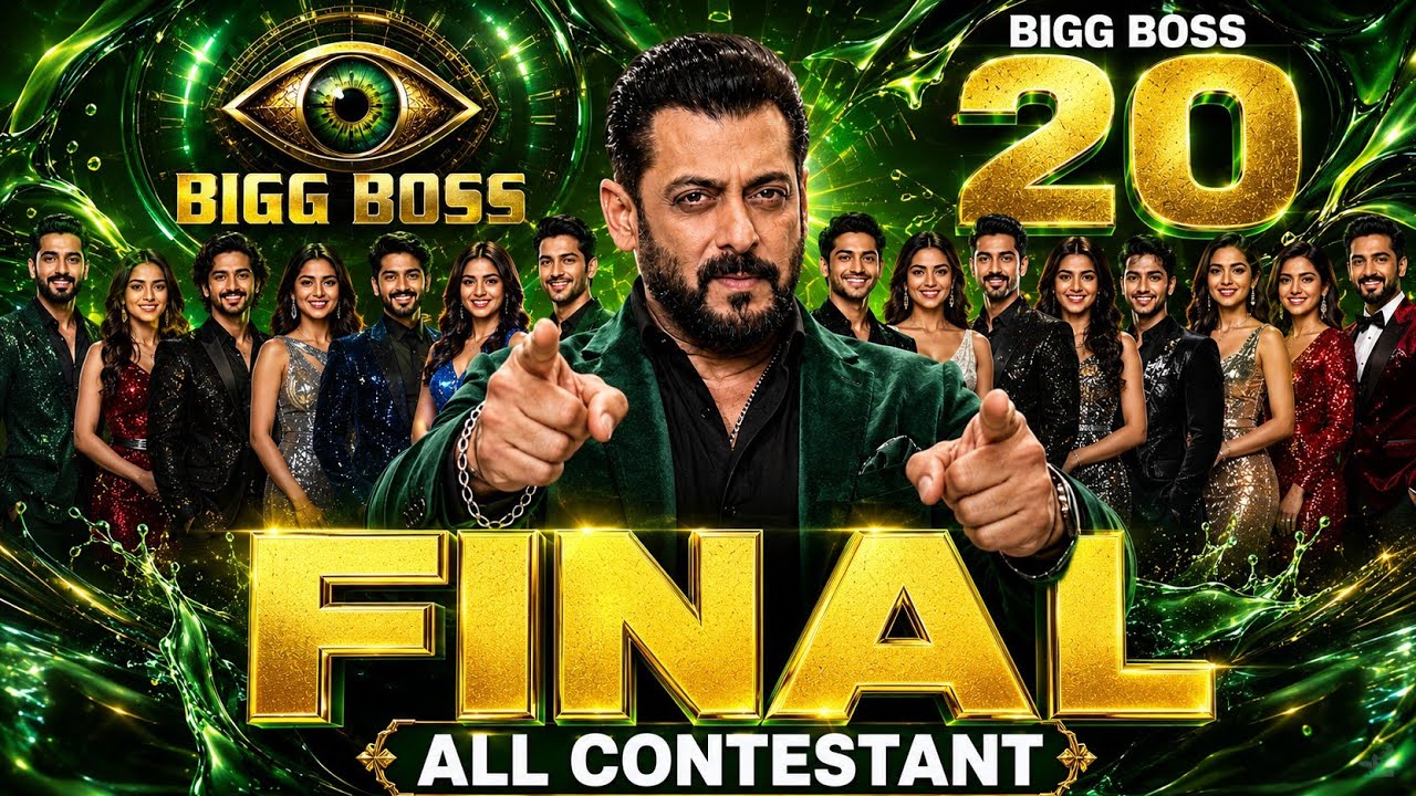 Bigg Boss 20 Contestants List | Bigg Boss 20 Confirmed Contestants 2026 | Salman Khan, Promo, Epi