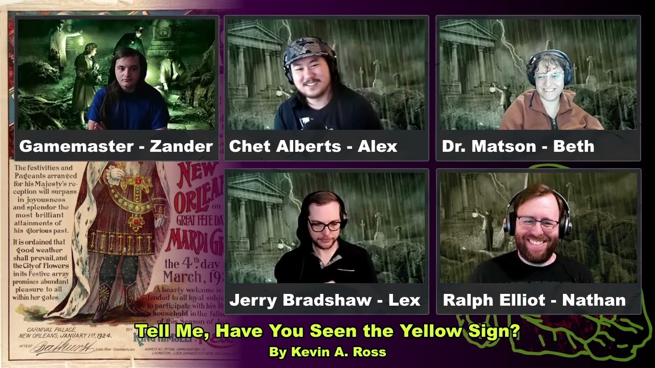 Trail of Cthulhu: Tell Me, Have You Seen the Yellow Sign?  - It's Alive Actual Play (3/4)