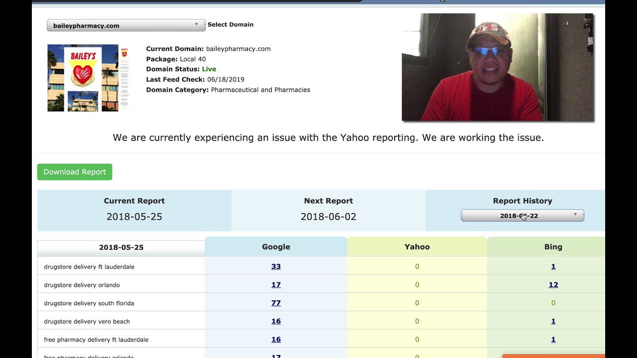 MOAM SEO Before After Example   Pharmacy Niche