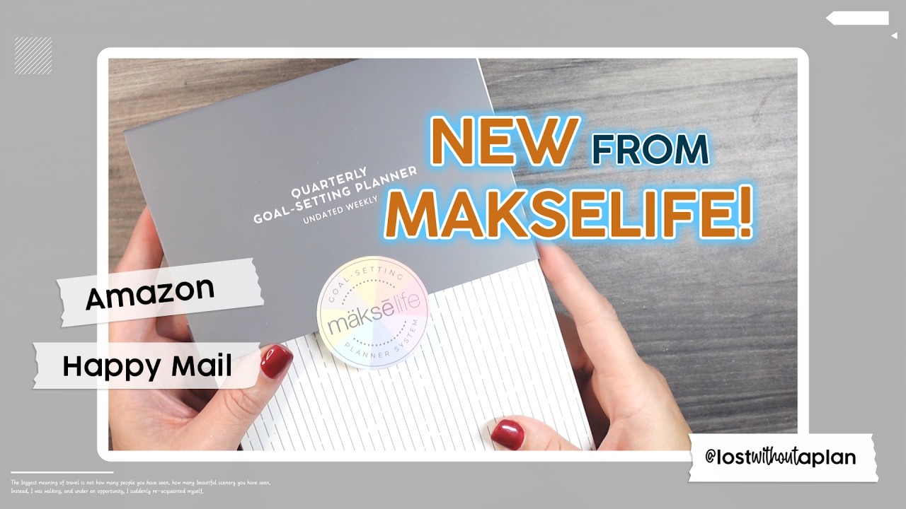 M&auml;ksēLife Quarterly Planner Found on Amazon! 📝✨