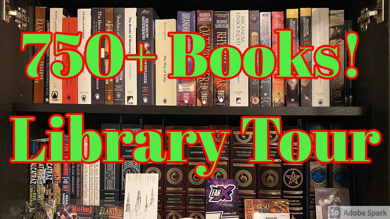 The Most Complete Brandon Sanderson Collection In the World | 750+ Books