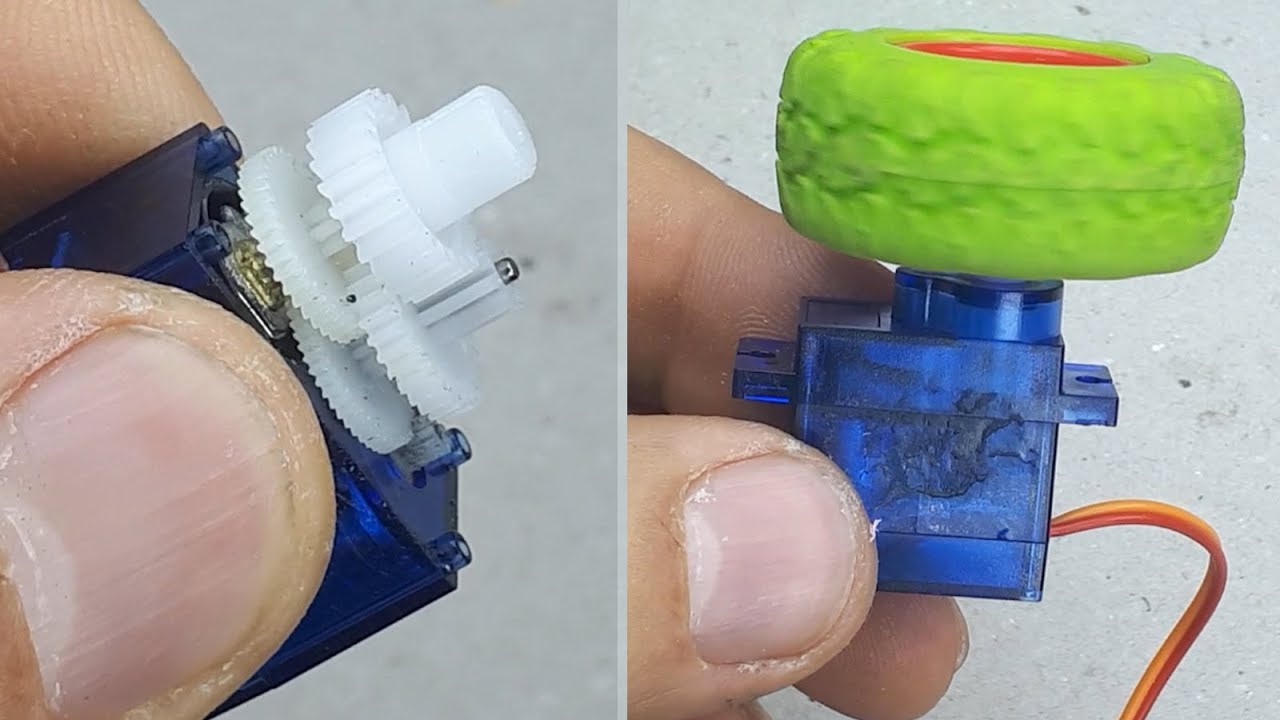 Hack Servo Motor - 360 Degree - Servodan Motor Yapımı