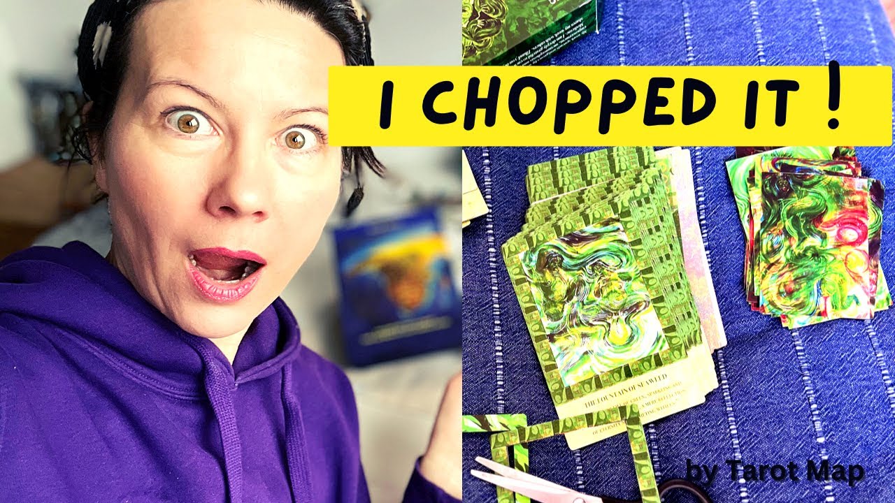 I chopped it! Seaweed Sisters without borders #tarotmap #seaweedsisters #storymedicine