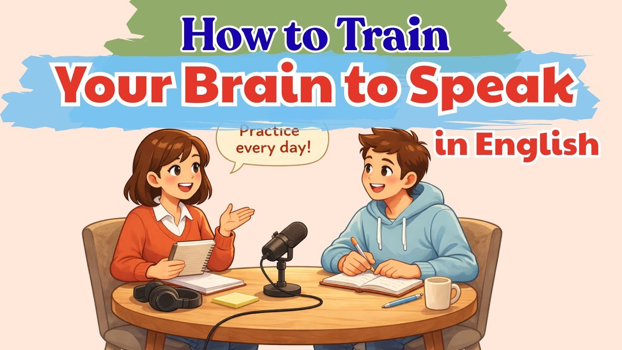 How to Train Your Brain to Speak in English | Easy English Conversation | Speaking Practice A1–A2