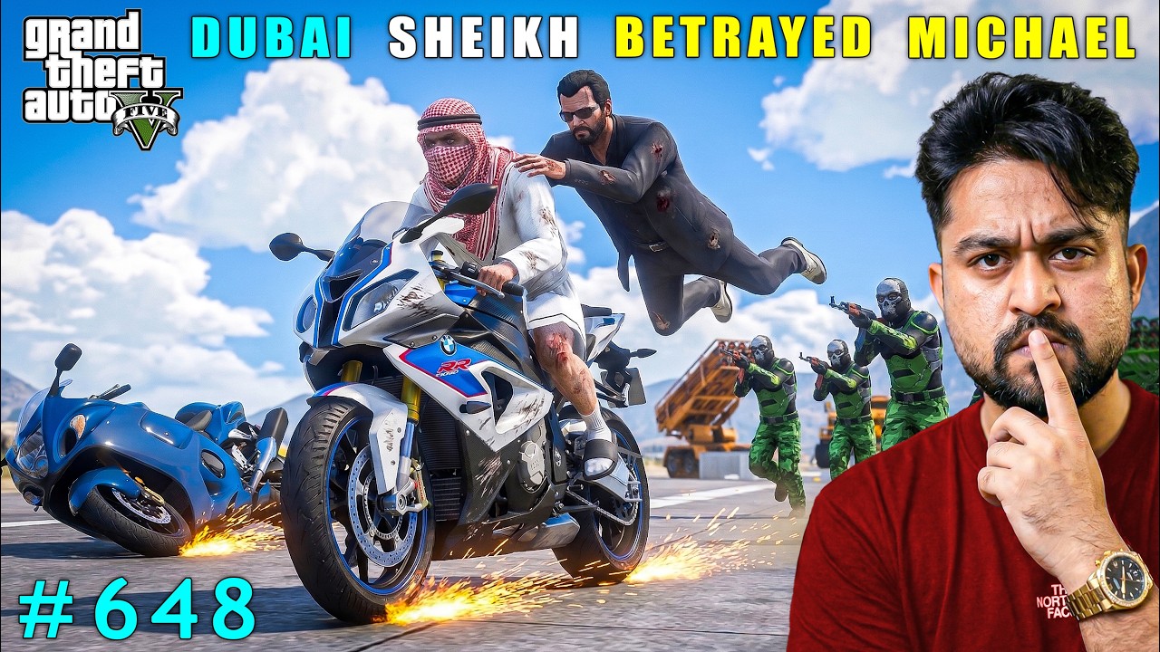 Dubai Sheikh Betrayed Michael | Gta V Gameplay #648