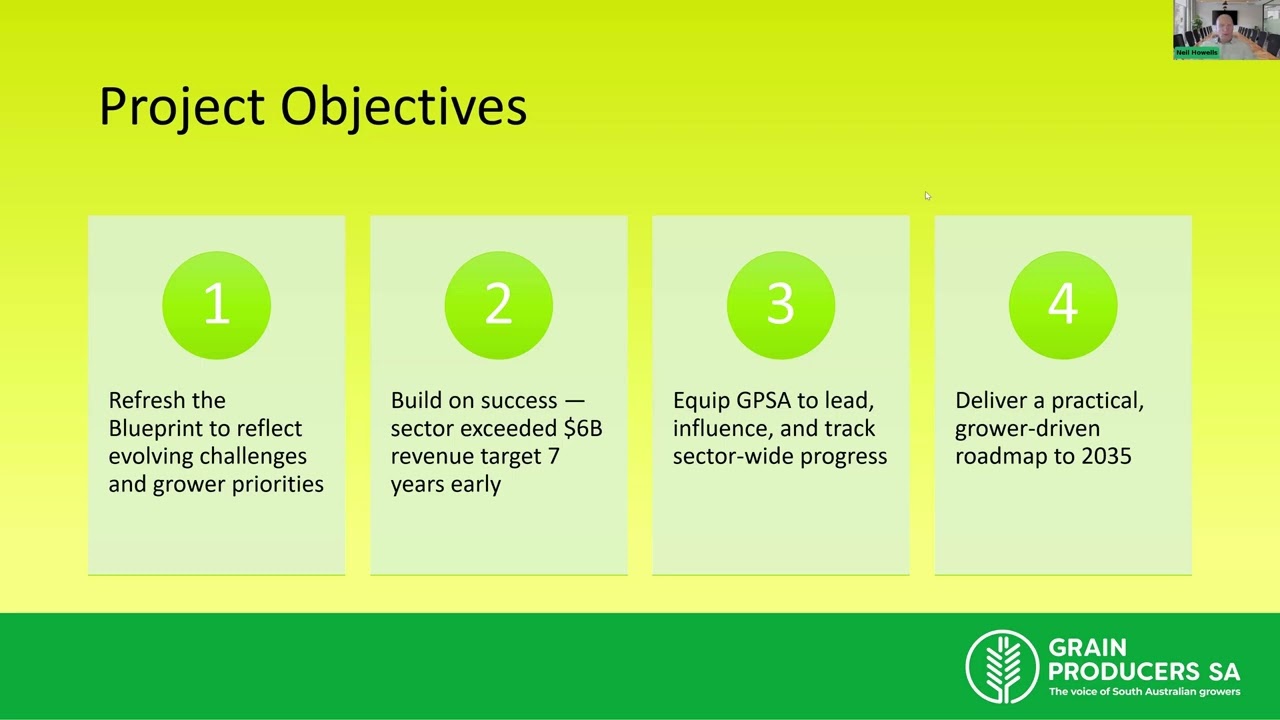 SA Grain Industry Blueprint Update Webinar - 13 June 2025