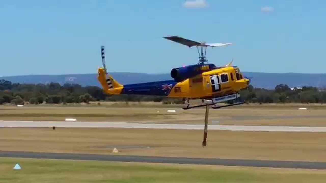 Helitac 676 & 671 Jandakot airport bell 214
