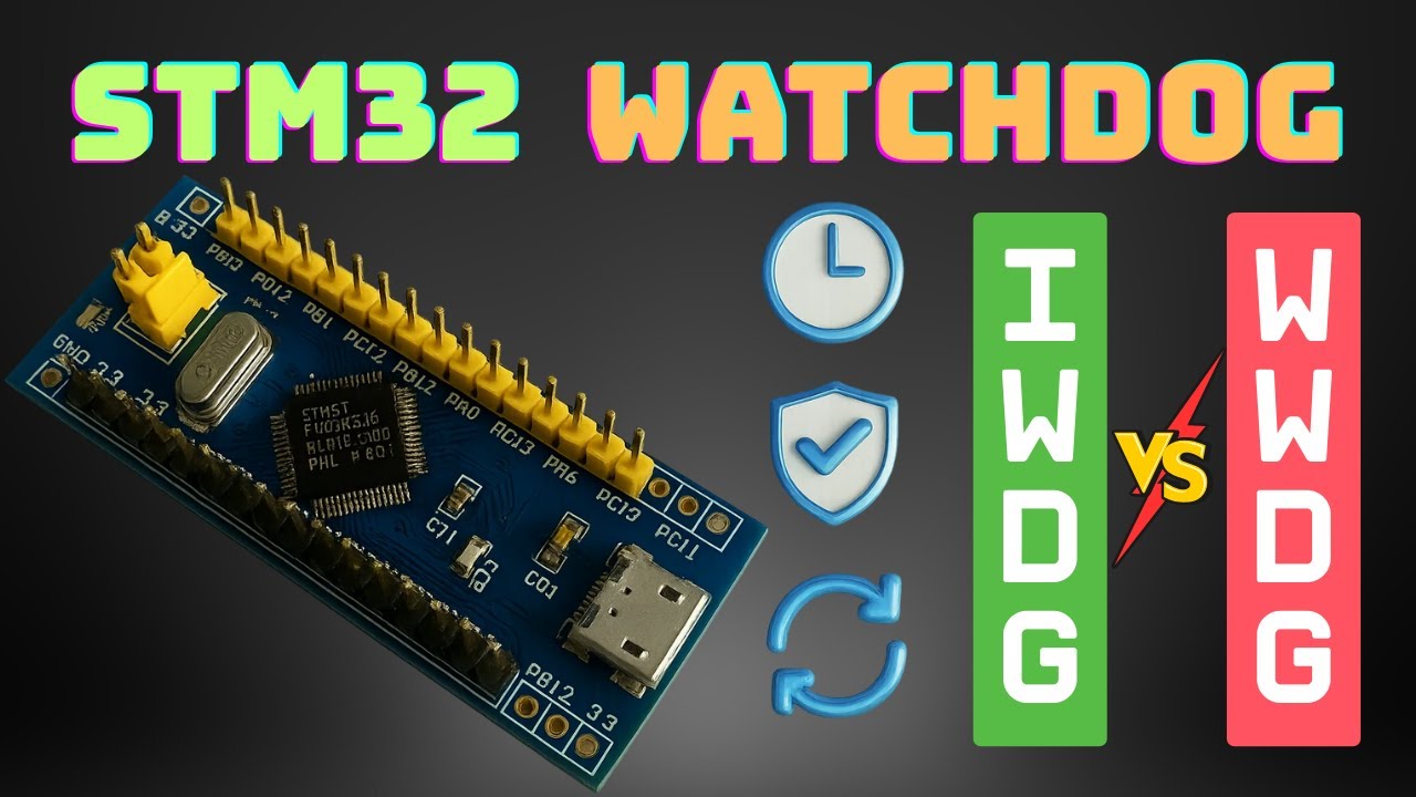 Учебное пособие по сторожевому таймеру STM32 – IWDG и WWDG с примерами