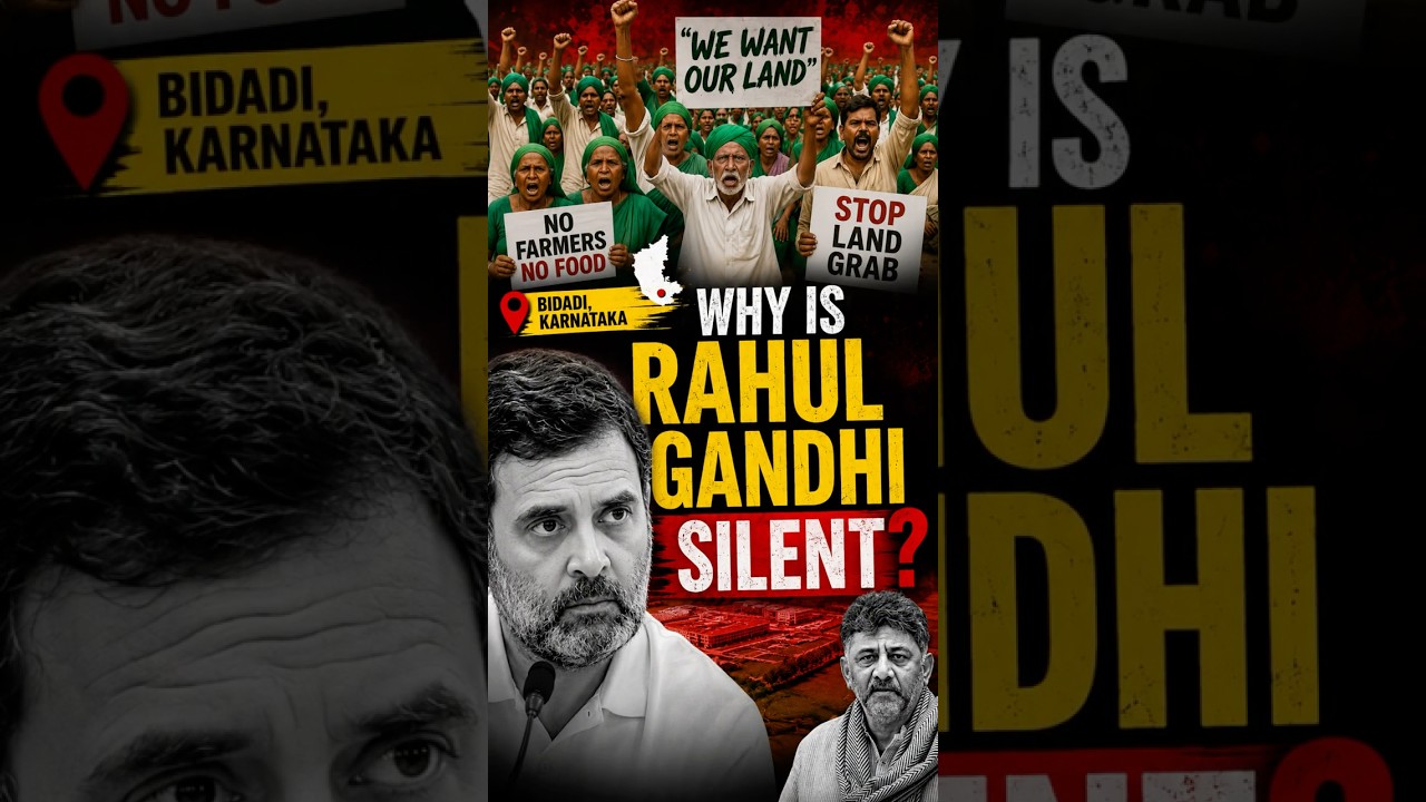 500 Days Later, Karnataka Farmers Are Still Protesting | Bidadi AI City Explained #shorts